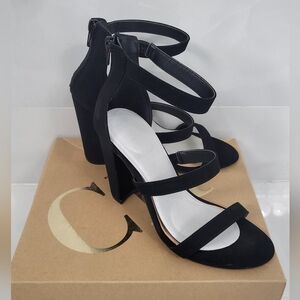 🔥 4/$20; Charlotte Russe Black suede heels